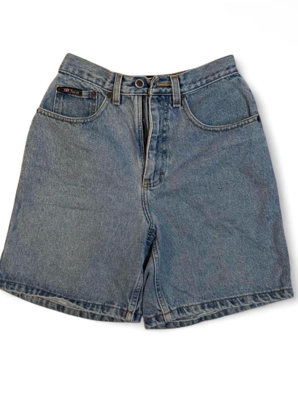 Vintage Route 66 Denim Jean Shorts
